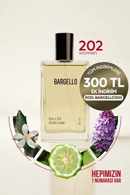 Bargello 202 Kadın 50 ml EDP Parfüm Ferah Koku ile Günlük Kullanım İçin İdeal