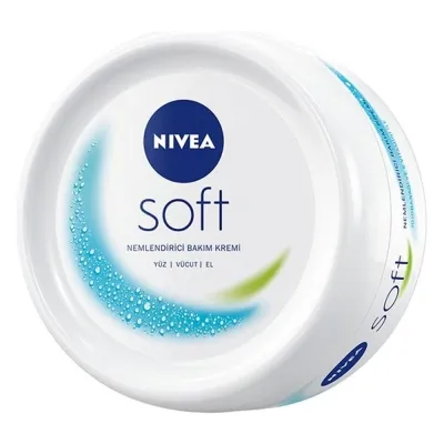 Nivea Soft Nemlendirici Vücut Bakım Kremi 300 ml, Yağlı His Bırakmaz
