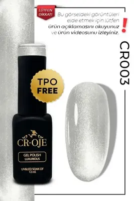 CROJE KALICI OJE Korean Cat Eye Kristal Efektli Manyetik Cat Eye / Kedi Gözü-CR003 (12 ML)