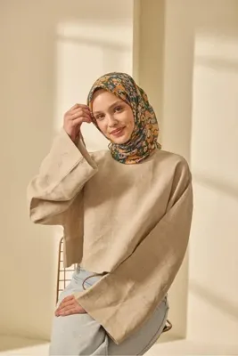 Silk Home Mine Desen Soft Pamuk Eşarp
