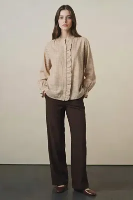 DeFacto Regular Fit Normal Kalıp Normal Bel Boru Paça Pantolon G8710AX26SP