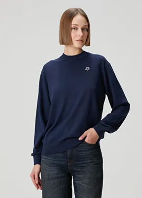 Kenzo Boke Flower Lacivert Sweatshirt