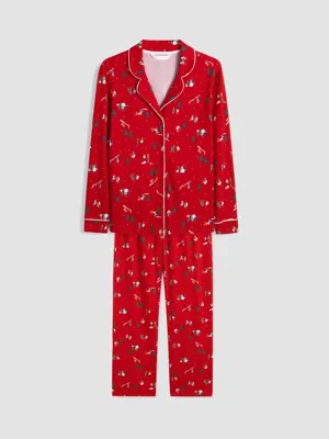 LCW DREAM Yılbaşı Temalı Kadın Pijama Takımı