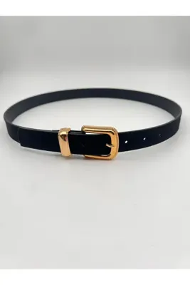 Mynoa SÜET/Gold Tokalı Kadın Kemeri Ceket Kemeri Pantalon Kemeri,Süet Kemer.