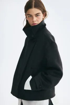 H&M Yün Karışımlı El Yapımı Ceket