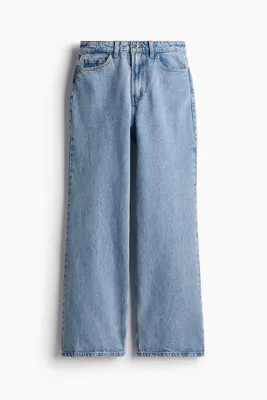 H&M Curvy Fit Wide Ultra High Jeans