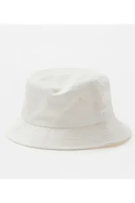 Elif Butik Unisex Balıkçı Beyaz Kova Şapka