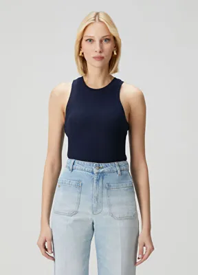 Victoria Beckham Lacivert Ribli Atlet