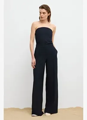 Love My Body Moda Tutkusu Krep Bol Paça Cepli Pantolon