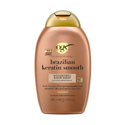 ogx Düzleştirici Brazilian Keratin Smooth Bakım Kremi, 385 ml