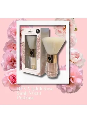 MUJGAN Reva Işıltılı Rose Simli Dekolte Vücut Pudrası - Rose Explosion For Decolette - Vegan & Temiz Içerik