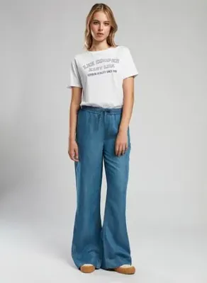 Lee Cooper  Kadın %100 Lyocell Denim Pantolon 252 LCF 121026 TERESA CORDELIA LIG