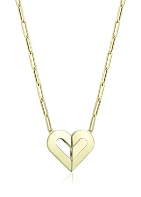 Reis Kuyumculuk Magnet Heart 14 Ayar Altın Kadın Kolye