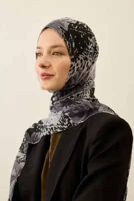 Modakaşmir Tropik Desen Aya Serisi Şal