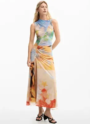 Desigual Çok Renkli Kadın Elbise 26SWVK38