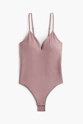 H&M Dolgulu Kuplu Dikişsiz Thong Body