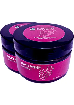 No7trend Hacı Anne Hemoplus Hacianne 2 Adet LHXY031 200 ml Bağsur Kremi Hemroid Cream / Bay Bayan Kullanım