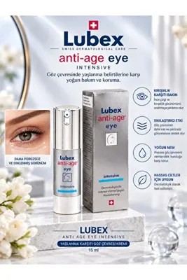 Lubex Retinol ve Hyaluronik Asit İçeren Göz Çevresi Yenileyici Kırışıklık Karşıtı Krem 15 ml