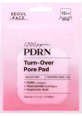 Dermal Pdrn Gözenek Sıkılaştırıcı Cilt Yenileyici Tonik Ped, Niacinamide ve Hyaluronic Acid Içerir, Tüm Cilt Tipleri Için, 12 Adet