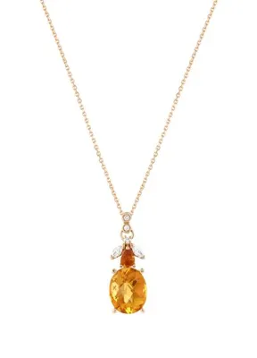 Bee Goddess Honey Pırlantalı Kadın Altın Kolye