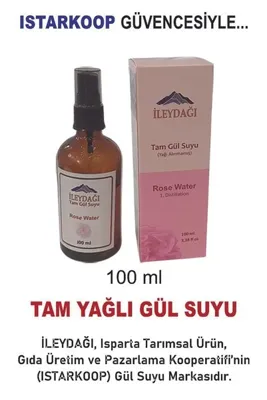 İleydağı Tam Yağlı Gül Suyu 100 ml