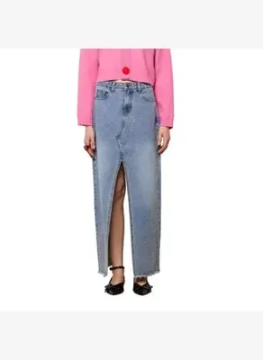 Parfois Uzun Denim Etek