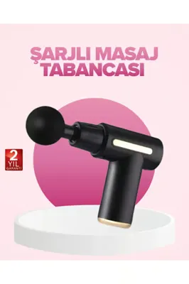 Profesyonel Masaj Tabancası, 6 Kademeli Derin Kas Terapisi ve 4 Başlık