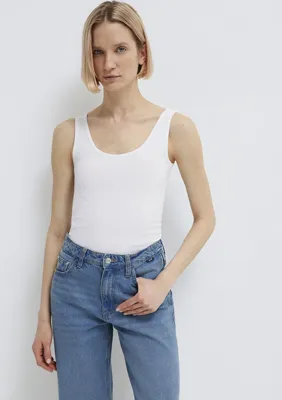 Mavi Beyaz Basic Stretch Atlet