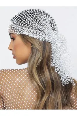 WAHSHE Queen's File Taşlı Uzun Bandana