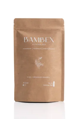 Bambex Organik Bambu Hijyenik Ped- Günlük