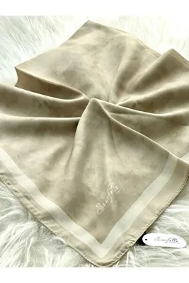 scarfella Bulut desen 90x90 cm mevsimlik soft eşarp