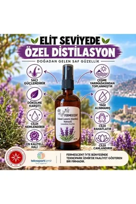 Fermescent Yabani Lavanta Karabaş Hidrosol Saç ve Cilt Bakımı Doğal Tonik 100 ml