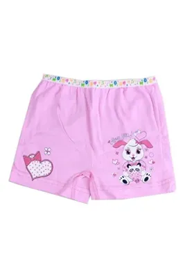 Tutku 3'lü Paket Elastan Kız Çocuk Baskılı Külot Boxer Şort