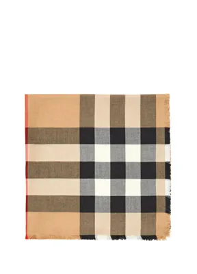 Burberry Hmega Silk Bej Kaşmir Kadın Atkı