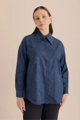 Aker Jakar Desenli Cotton Gömlek