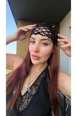 Felix Accessories Sequin File Şapka Siyah