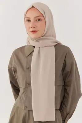 MİRSOY SCARF Jazz Şal - Bej
