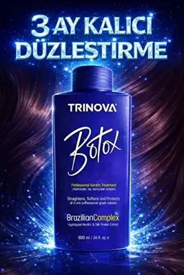 Trinova Saç düzleştirici keratin bakımı Brezilya fönü 1000ml
