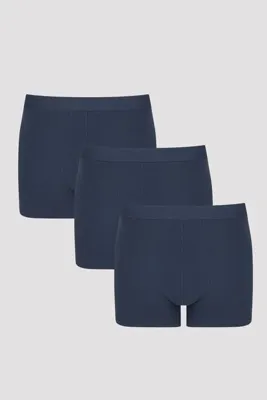 Penti Basic Mavi 3'lü Boxer Külot