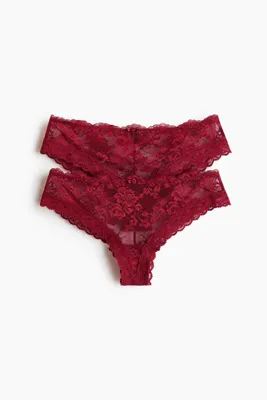 H&M 2'li Dantel Brazilian Külot