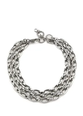 Mon Reve Chunky Charm Gümüş Kaplama Kadın Zincir Kolye