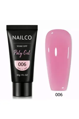 Naıl Co Polygel Protez Tırnak Üst Form Jel Polijel 30 ml No: 06