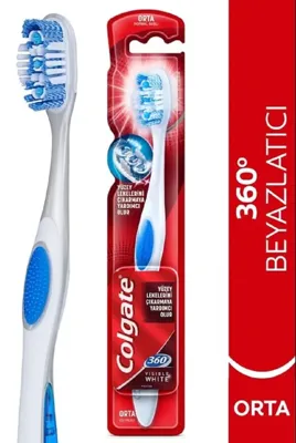 Colgate Diş Fırçası Orta Yumuşaklık 360 Visible White
