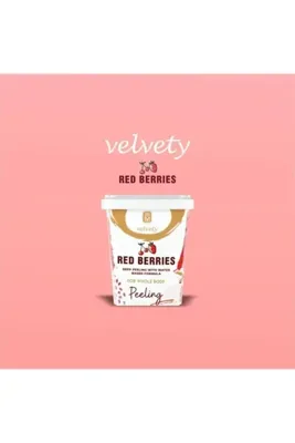 IDM VELVETY Idm Concept Velvety Red Berry Body Peelıng / Vücut Peelingi 400 ml