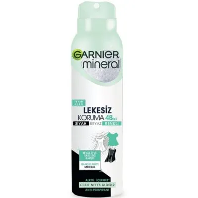 Garnier Mineral Lekesiz Koruma Kadın Deodorant 150 ml