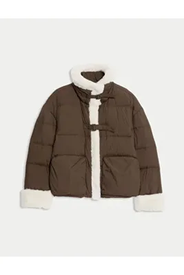 Marks & Spencer Kaz Tüyü Dolgulu Şişme Mont