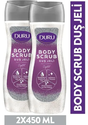Myg Plus Duru Body Scrub Duş Jeli, Crystal, 450 Mililitre