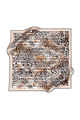 Pierre Cardin Leopar Desenli Pierre Cardin Crepe Saten Eşarp