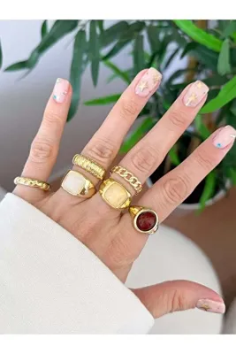 Venus Design Çoklu Yüzük Seti