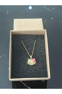 staınless steel Hello Kitty Çelik Kolye